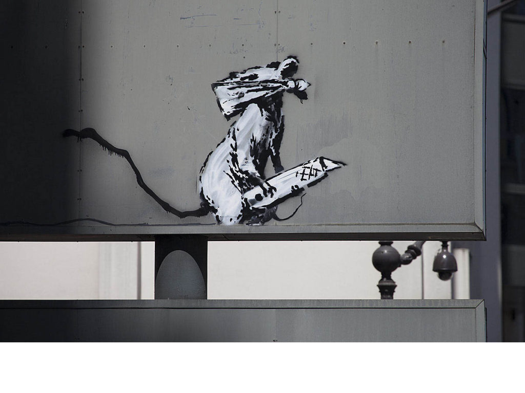 Colleen Alexander: Banksy in the New York Subway